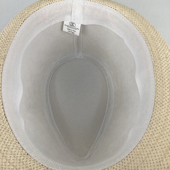 Cleveland Guardians 100% Paper Woven Hat Fedora Cap MLB Baseball Fan Gear - Picture 8 of 8